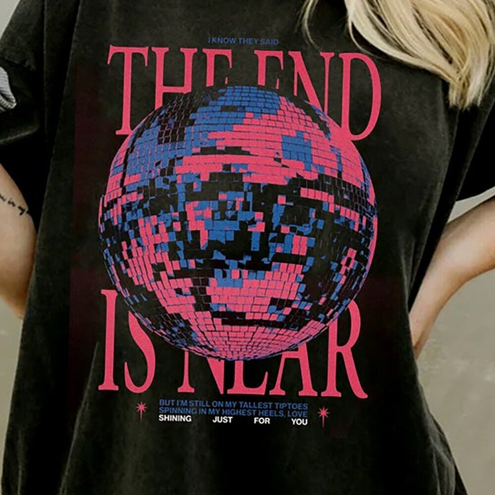 Phoebe Bridgers Punisher Album T-Shirt The End Is Near Music Graphic Fan Tee 90 - Picture 2 of 5